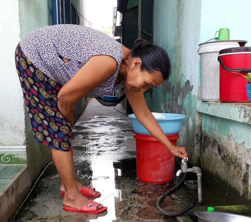Nước sinh hoạt tại TP.Đà Nẵng bị thiếu khiến người dân bức xúc