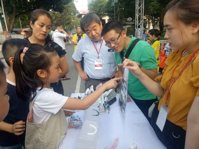 Nâng cao nhận thực phân loại rác tại Festival Kanagawa Hà Nội