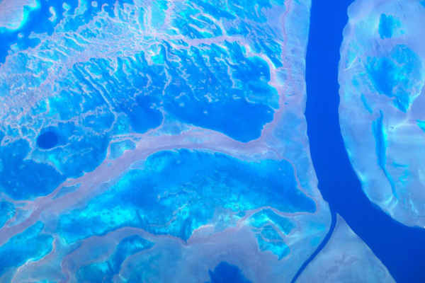 Góc nhìn trên không về các rạn san hô trên Rạn san hô Great Barrier, ngoài khơi bờ biển Rockhampton, Queensland, Úc. Ảnh: David Gray / Reuters