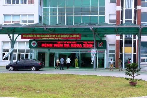          Bệnh viện Đa khoa tỉnh Yên Bái nơi cháu Tuấn Anh bị tử vong