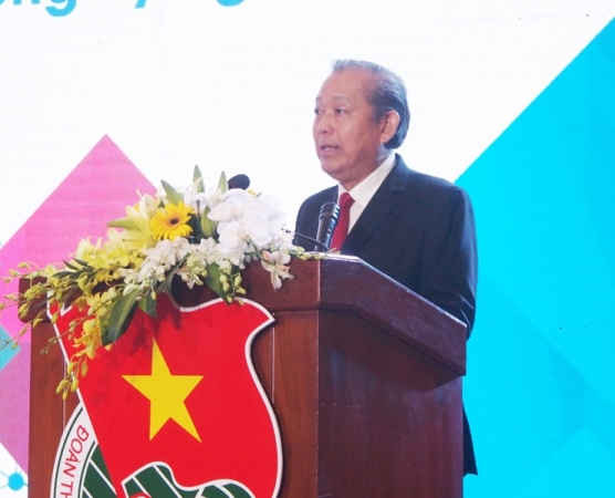 Phó Thủ tướng Chính phủ Trương Hòa Bình phát biểu khai mạc diễn đàn