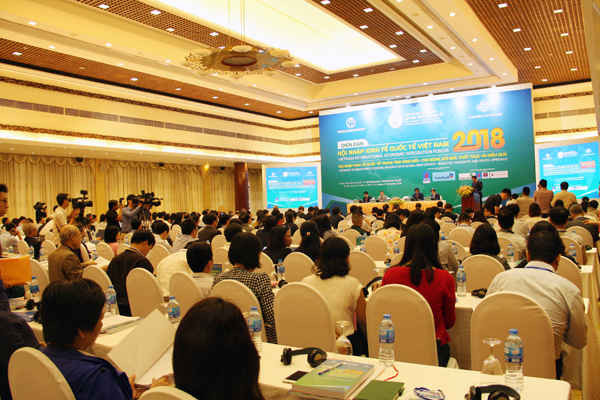 Quang cảnh Diễn đàn Hội nhập kinh tế quốc tế Việt Nam 2018