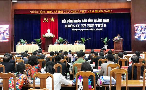 Kỳ họp thứ 9, HĐND tỉnh Quảng Nam khoá IX sẽ diễn ra từ ngày 4 -7/12. (ảnh Thùy Dung)