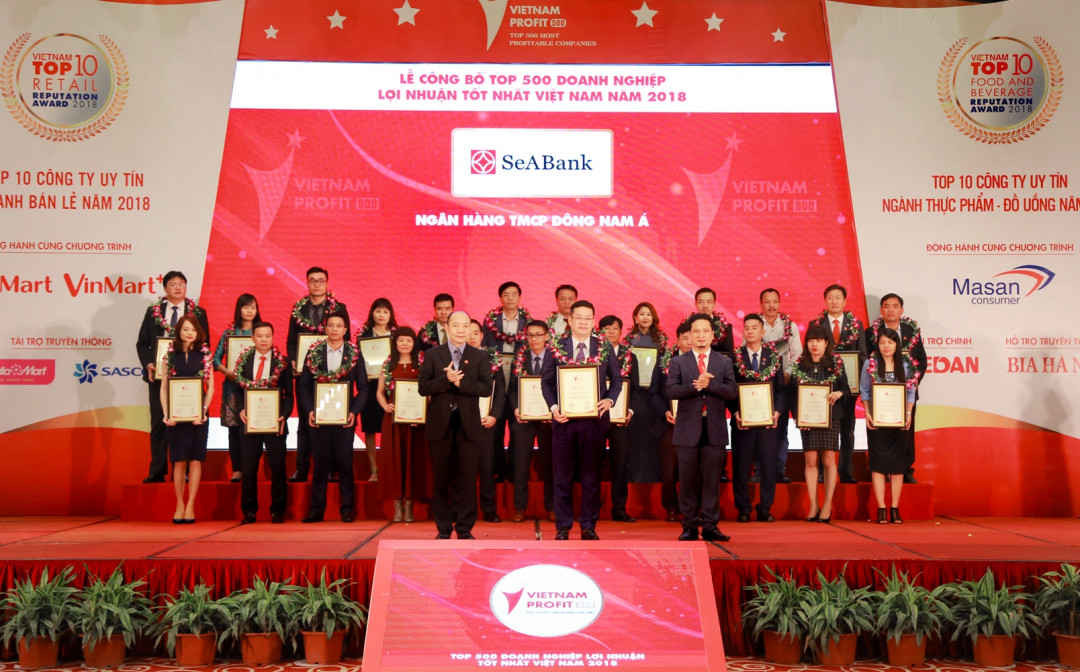 SeABank vinh dự được vinh danh trong bảng xếp hạng “Top 500 Doanh nghiệp lợi nhuận tốt nhất Việt Nam - Profit 500”.