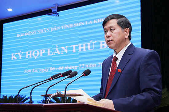 Ông Cầm Ngọc Minh, Chủ tịch UBND tỉnh Sơn La cho biết: Năm 2019, tỉnh Sơn La tiếp tục đề ra 27 chỉ tiêu phát triển kinh tế - xã hội, trong đó có 4 chỉ tiêu về môi trường.