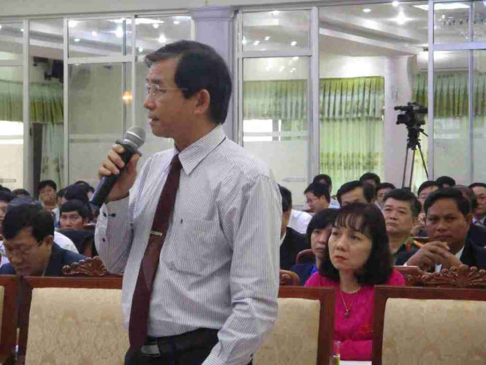 Ông Trần Châu - Phó Chủ tịch UBND tỉnh Bình Định giải trình về tình trạng khai thác khoáng sản, giải phóng mặt bằng trên địa bàn tỉnh 