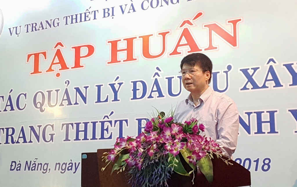Thứ trưởng Bộ Y tế Trương Quốc Cường phát biểu tại hội nghị