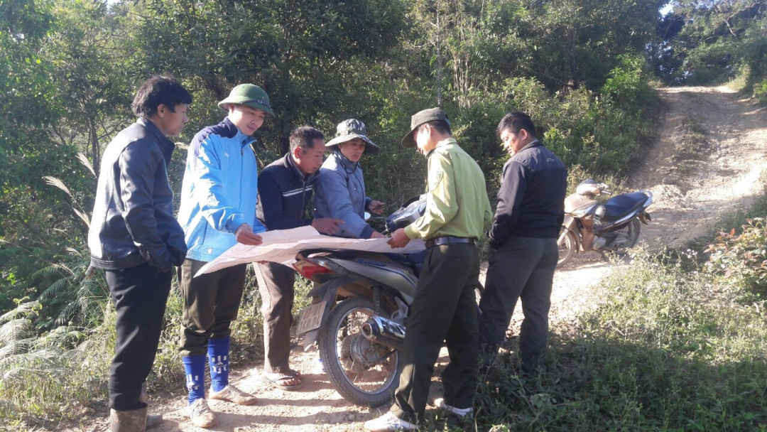Kiểm tra, xác minh diện tích rừng tại huyện Điện Biên Đông