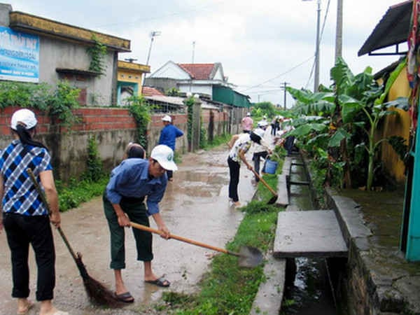 tiêu chí môi trường xây dựng nông thôn mới