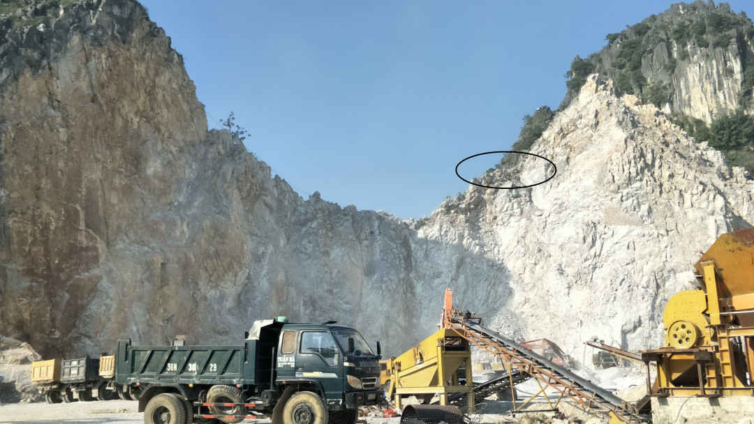 Doanh nghiệp Tân Hải khai thác đá không đúng thiết kế mỏ