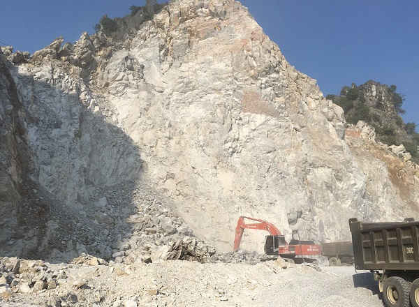 Doanh nghiệp Tân Hải không đảm bảo an toàn trong khai thác đá 