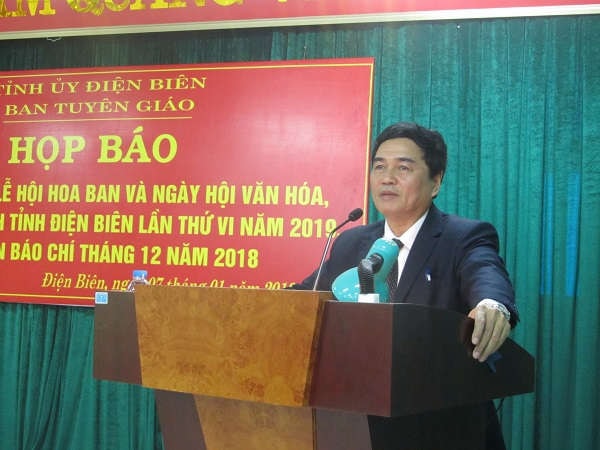 Họp báo Lễ hội Hoa Ban tỉnh Điện Biên năm 2019 