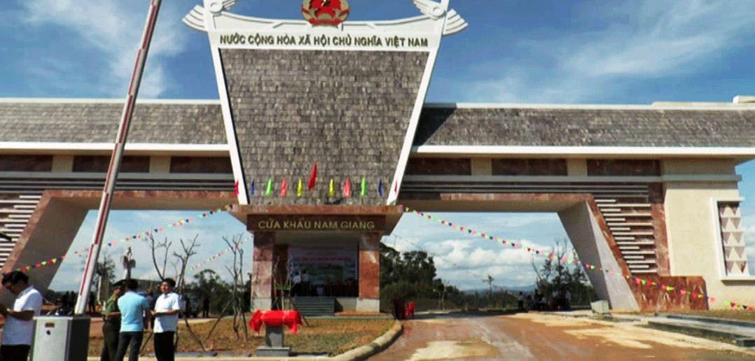 Cửa khẩu Nam Giang, tỉnh Quảng Nam kết nối với Nam Lào và vùng Đông Bắc Thái Lan. Ảnh: Văn Khanh