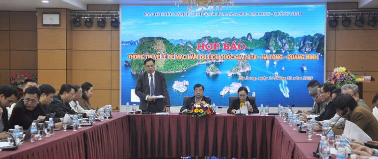Lãnh đạo Sở Du lịch Quảng Ninh thông tin các nội dung Lễ bế mạc Năm Du lịch quốc gia 2018