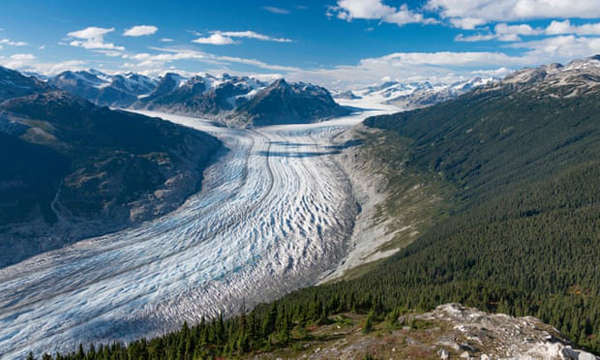 Sông băng Klinaklini ở British Columbia. Ảnh: Brian Menounos