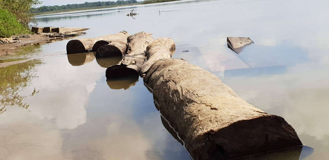 Một vụ phát hiện và bắt giữ gỗ lậu trên sông Vu Gia - Thu Bồn