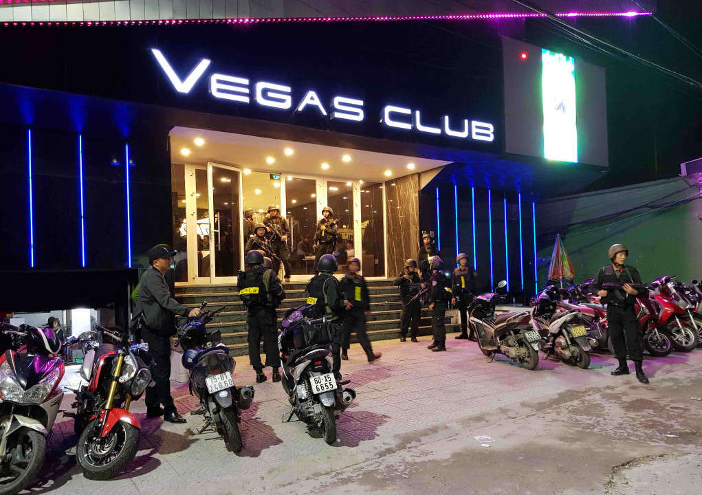 Quán bar Vegas- nơi công an đột kích