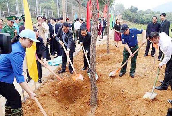 Các địa phương trong tỉnh Lào Cai đồng loạt ra quân hưởng ứng tết trồng cây đời đời nhớ ơn Bác Hồ năm 2019