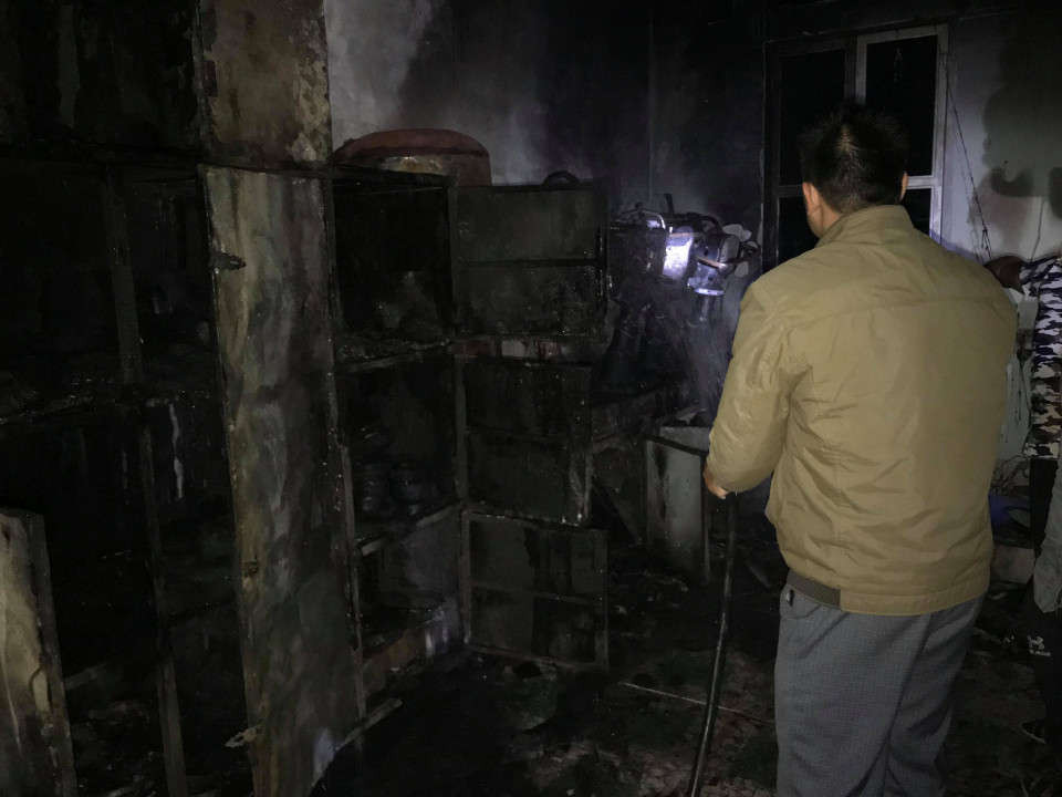 Ngôi nhà bị cháy là của anh Trần Tuấn, trú tại đội 6, xã Thanh An, huyện Điện Biên, tỉnh Điện Biên