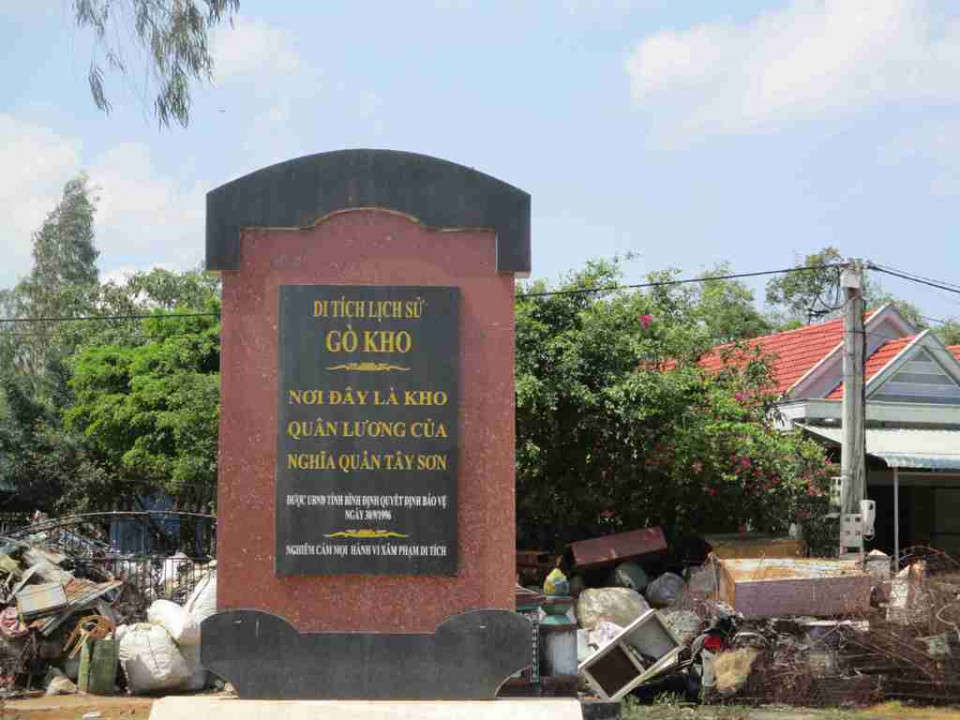 Di tích lịch sử Gò Kho tại thôn Xuân An, xã Cát Minh, huyện Phù Cát được UBND tỉnh Bình Định công nhận di tích lịch sử cấp tỉnh