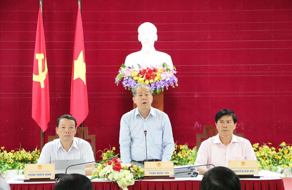 Ông Phan Ngọc Thọ - Chủ tịch UBND tỉnh Thừa Thiên Huế thông báo kết quả “Hội nghị phát triển du lịch miền Trung - Tây Nguyên”