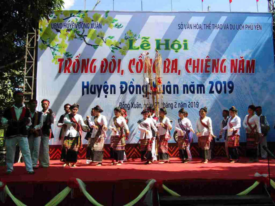 Lễ hội trống đôi, cồng ba, chiêng năm huyện Đồng Xuân mừng xuân Kỷ Hợi năm 2019