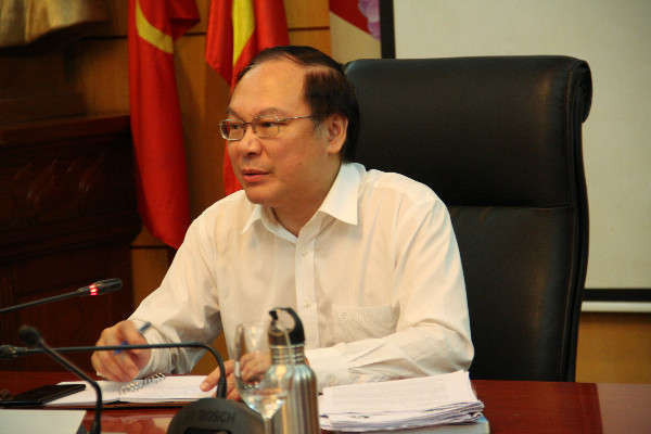 Thứ trưởng Bộ TN&MT Lê Công Thành phát biểu tại cuộc họp
