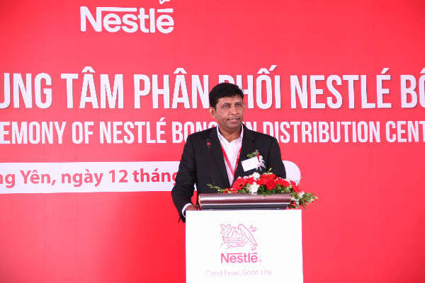ông Ganesan Ampalavanar, Tổng Giám đốc Công ty Nestlé Việt Nam