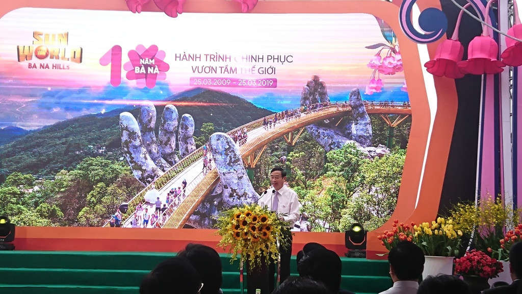 Ông Lê Trung Chinh - Phó Chủ tịch UBND TP. Đà Nẵng phát biểu tại buổi lễ