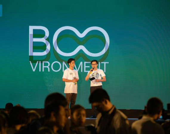 Anh Việt Anh - Chủ tịch Hội đồng quản trị công ty CP Boo chia sẻ tại Lễ hội