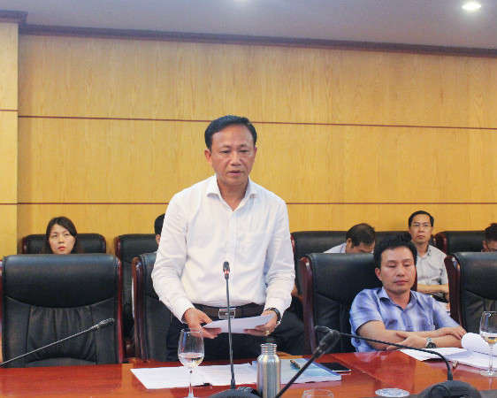 Ông Tống Ngọc Thanh – Tổng Giám đốc Trung tâm Quy hoạch và Điều tra tài nguyên nước quốc gia báo cáo