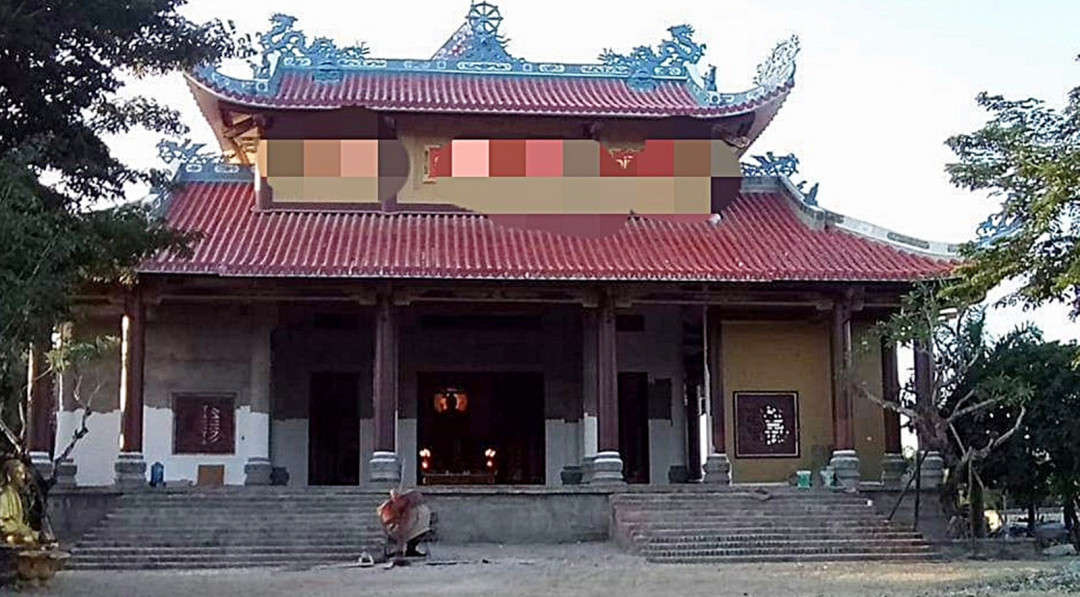 Ngôi chùa nơi xảy ra vụ việc