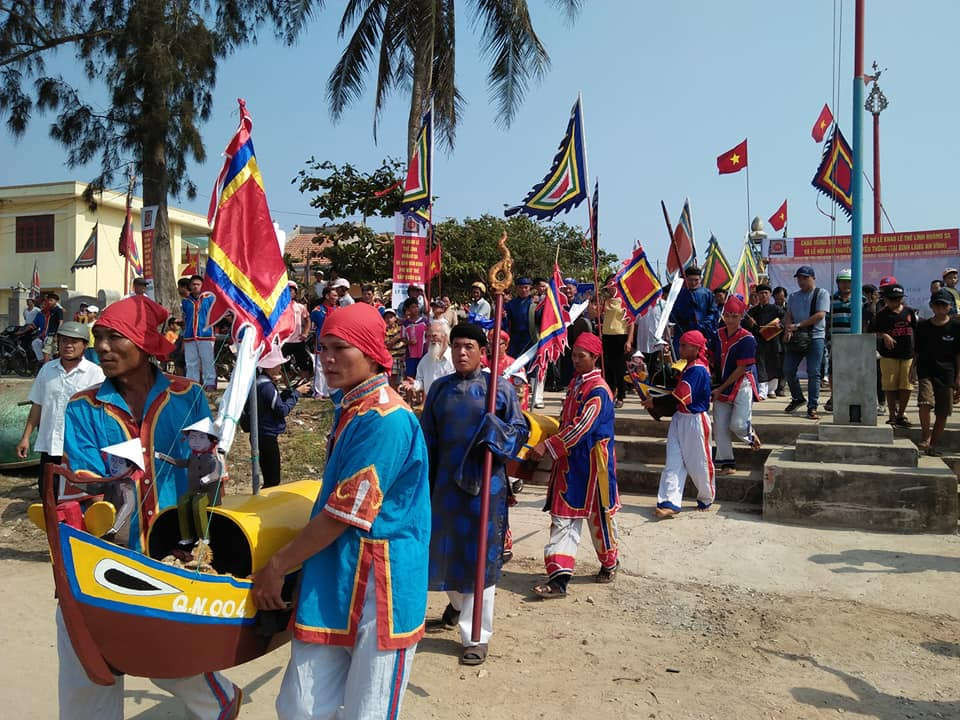 Tổ chức lễ khao lề thế lính Hoàng Sa tại đảo Lý Sơn