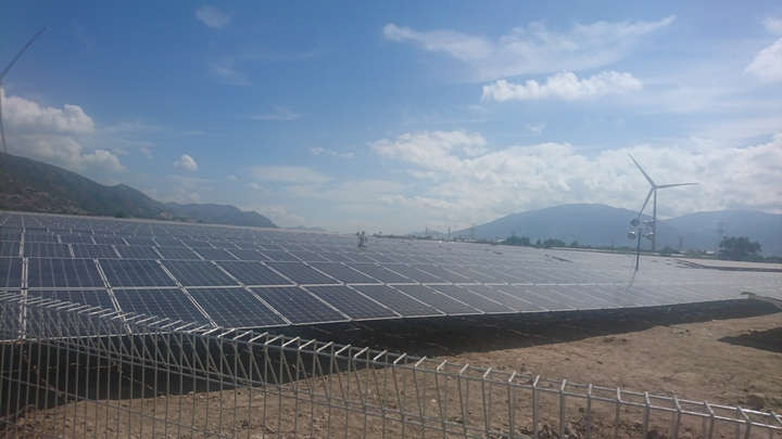 Đây là tổ hợp năng lượng tái tạo Điện mặt trời và Điện gió lớn nhất tại Việt Nam (tính đến tháng 5/2019)
