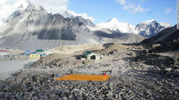rác thải ở núi Everest