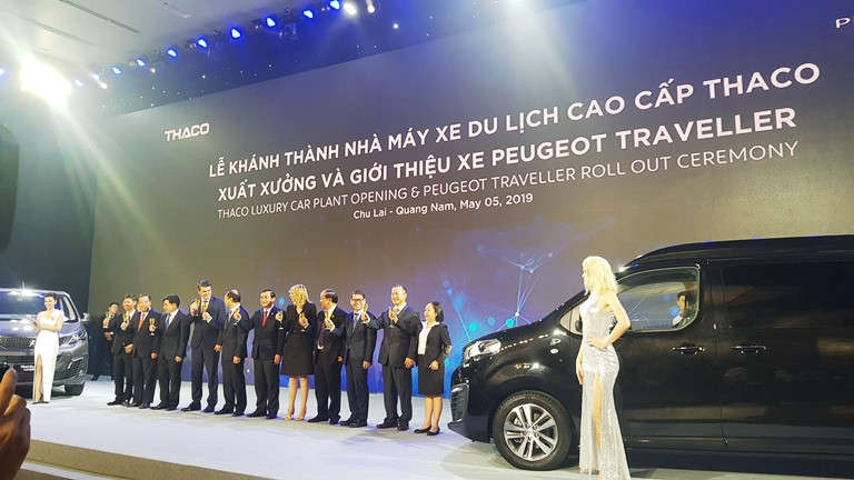 Thaco cũng đã được Peugeot chuyển giao công nghệ để sản xuất, lắp ráp bộ đôi MPV cỡ lớn 7 chỗ Peugeot Traveller là Peugeot Traveller Luxury và Peugeot Traveller Premium với linh kiện CKD nhập khẩu từ Pháp và sẽ được xuất xưởng và giới thiệu trong buổi lễ này