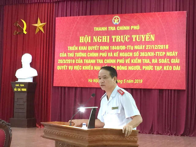 Phó Tổng Thanh tra Chính phủ Nguyễn Văn Thanh – thành viên của Tổ công tác
