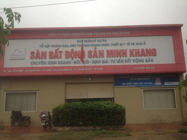 Dự án Khu đô thị Minh Khang của Công ty TNHH TM Minh Khang đang nợ tiền sử dụng đất hàng trăm tỷ đồng