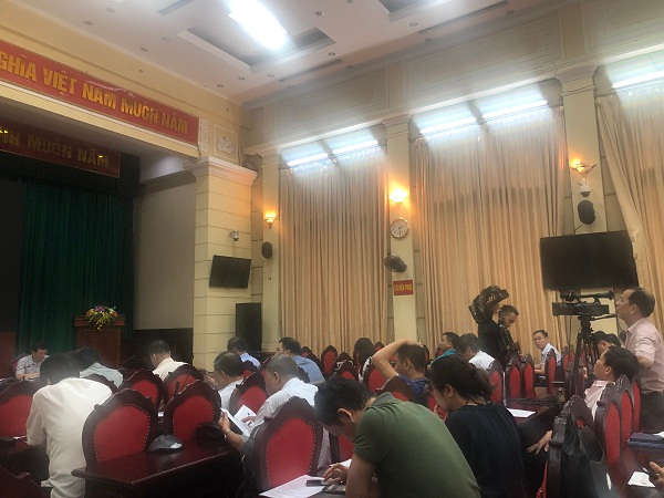 Hội nghị giao ban báo chí do Ban Tuyên giáo Thành ủy Hà Nội tổ chức