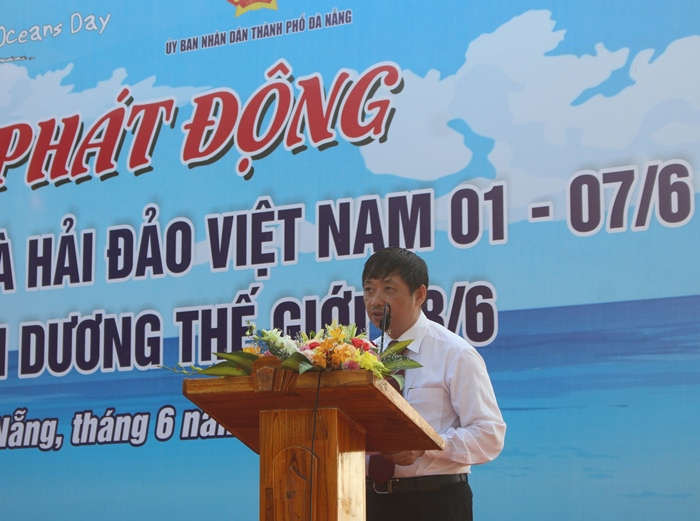 1. Phó Chủ tịch UBND TP. Đà Nẵng Đặng Việt Dũng phát biểu tại buổi lễ