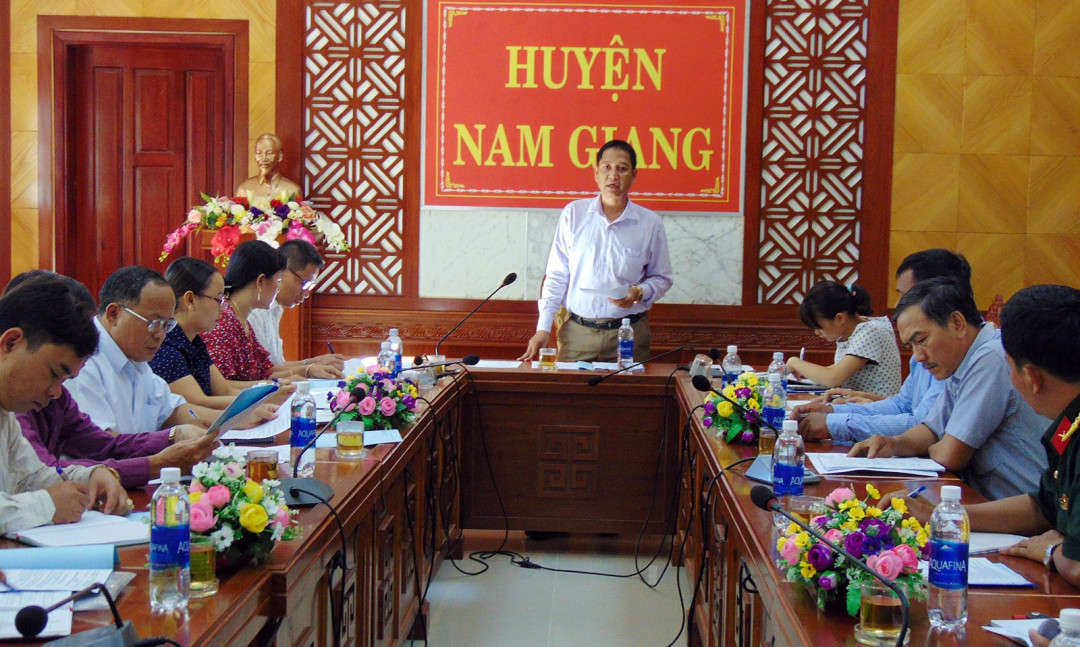 Sáng 11/6, UBND huyện Nam Giang, tỉnh Quảng Nam đã công bố dịch bệnh tả lợn châu Phi (TLCP) trên địa bàn huyện