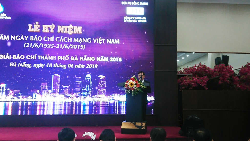 Ngày 18/6, Hội Nhà báo TP. Đà Nẵng tổ chức Lễ kỷ niệm 94 năm Ngày Báo chí Cách mạng Việt Nam (21/6/1925 - 21/6/2019) và trao giải Báo chí thành phố năm 2018