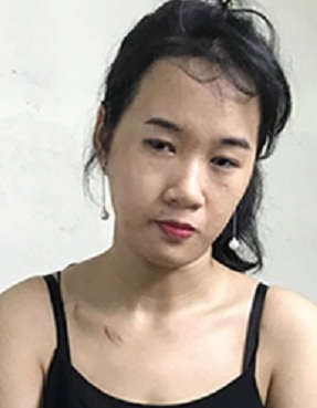Nguyễn Thị Ngọc Như vừa bị bắt quả tang đang tàng trữ 1 gói ma túy đá, 40 ống hút nhựa và 2 bộ dụng cụ sử dụng ma túy (ảnh CACC).