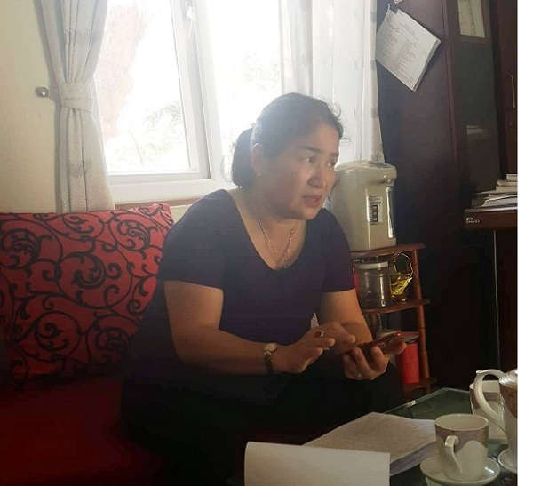 Bà Trần Thị Loan (nguyên Giám đốc Trung tâm y tế TP. Đồng Hới- thời điểm chưa nghỉ hưu) khẳng định mua vắc xin rõ nguồn gốc… 