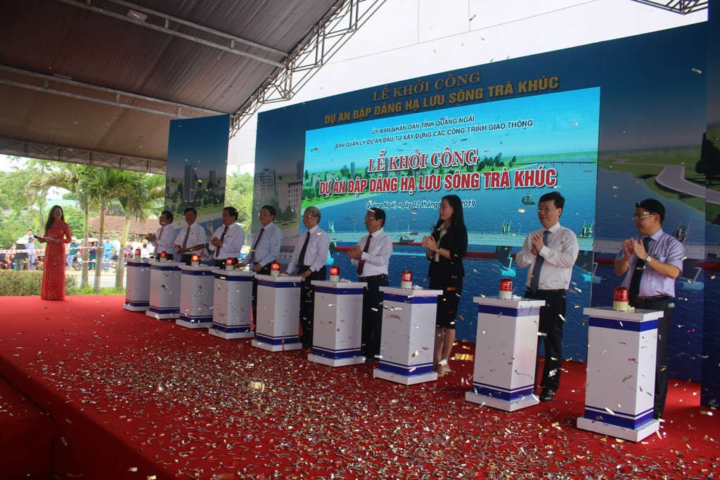 Quảng Ngãi: Khởi công Dự án đập dâng hạ lưu sông Trà Khúc