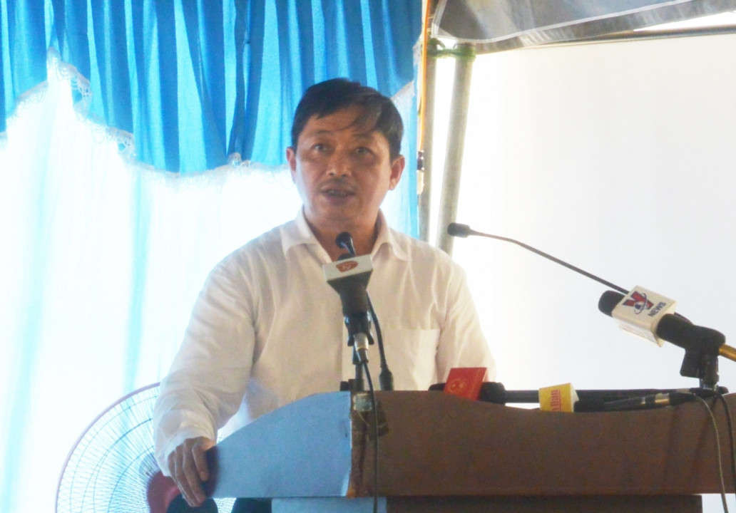 Phó Chủ tịch UBND TP. Đà Nẵng, ông Đặng Việt Dũng cam kết chỉ xây dựng nhà máy khi có sự đồng ý từ người dân