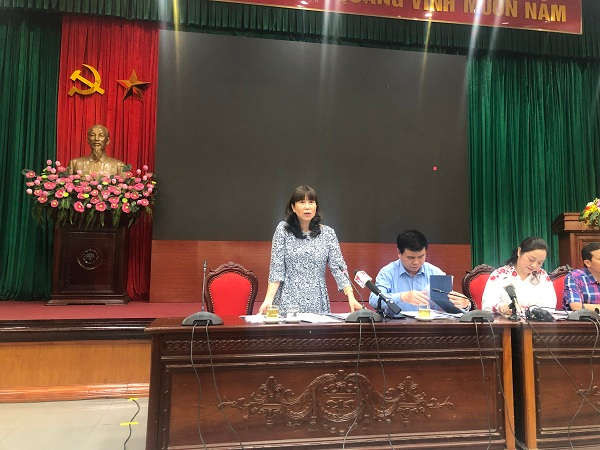 bà Đặng Thị Hương Giang – Phó Chánh Văn phòng UBND thành phố Hà Nội 