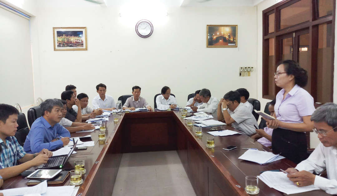Đoàn công tác của Cục Bảo vệ môi trường Miền Trung và Tây Nguyên làm việc với Sở TN&MT Thừa Thiên Huế cùng các đơn vị liên quan