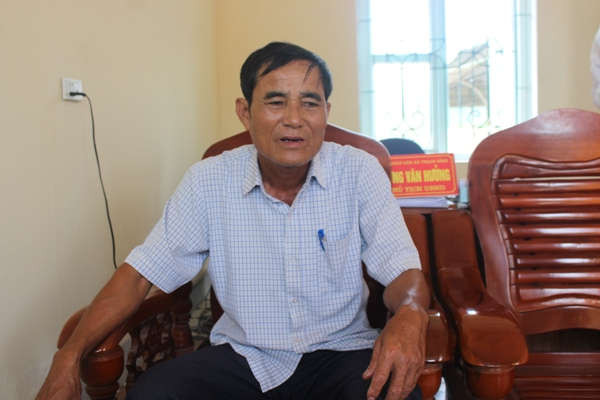 Chủ tịch UBND xã Thạch Đỉnh Nguyễn Văn Hồng