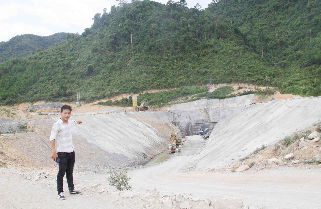 Khu vực triển khai dự án thủy điện Sông Bồ của Công ty Thủy điện Sông Bồ